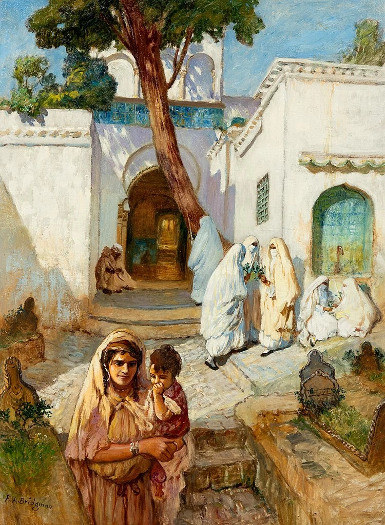 Donne vicino a Sidi Abderrahman
